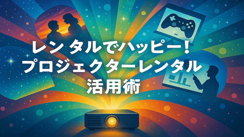 レンタルプロジェクター活用法 映画 ゲーム イベントがもっと楽しくなる