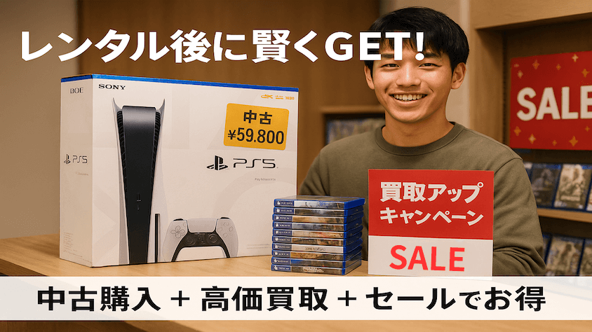 ゲオのサービスを最大限に活用してお得に購入