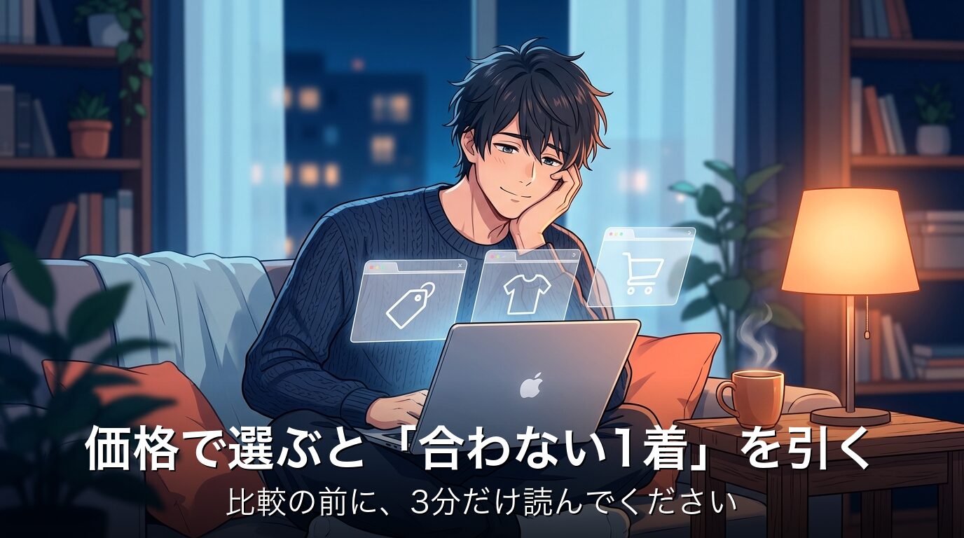 比較する前に｜価格と見た目で迷う気持ちに寄り添うシーン