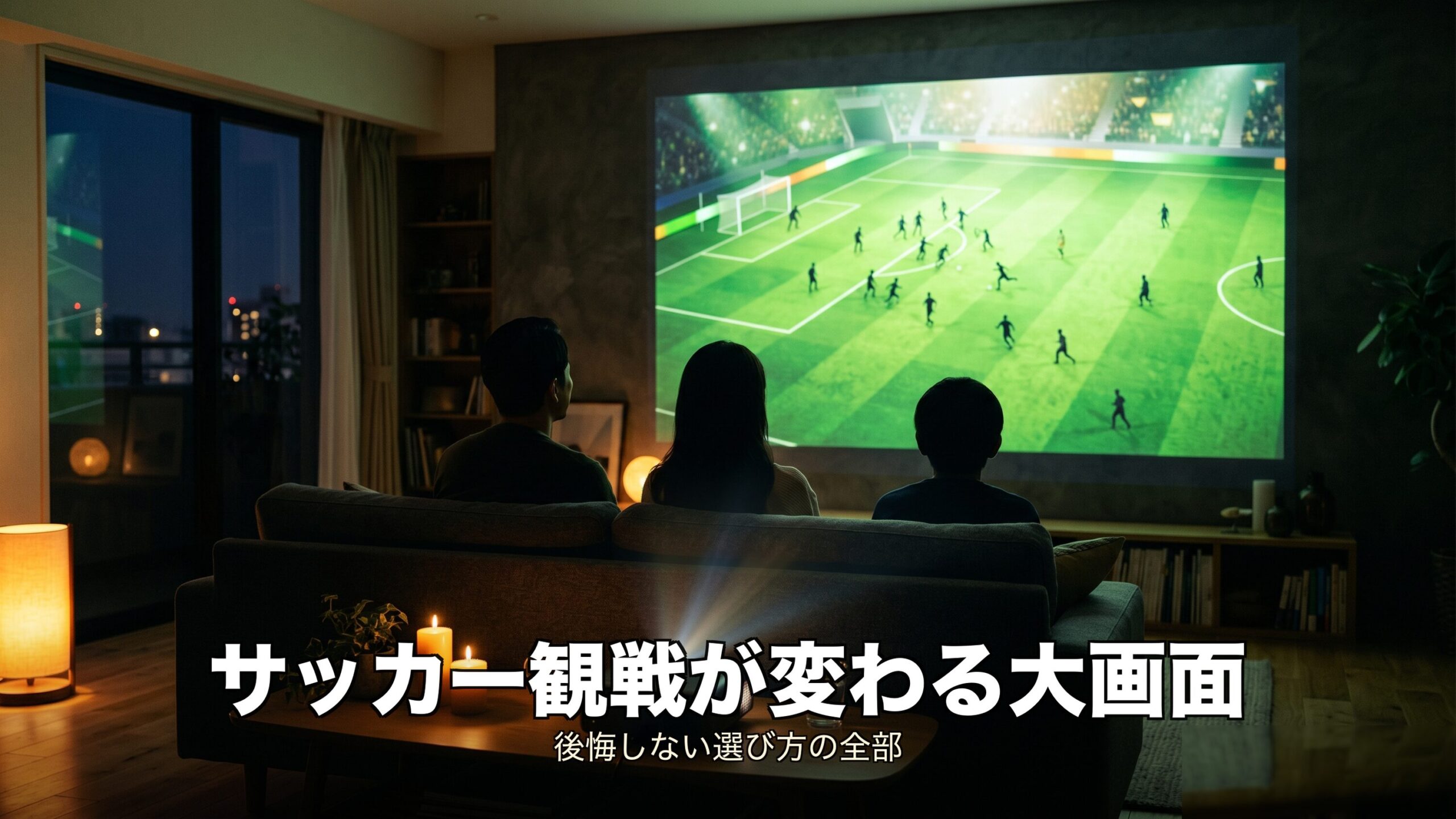 サッカー観戦は大画面プロジェクターで変わる|後悔しない選び方