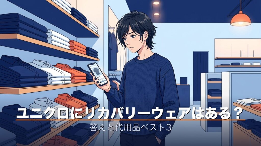 リカバリーウェアはユニクロにある？代用品ベスト3のアイキャッチ画像