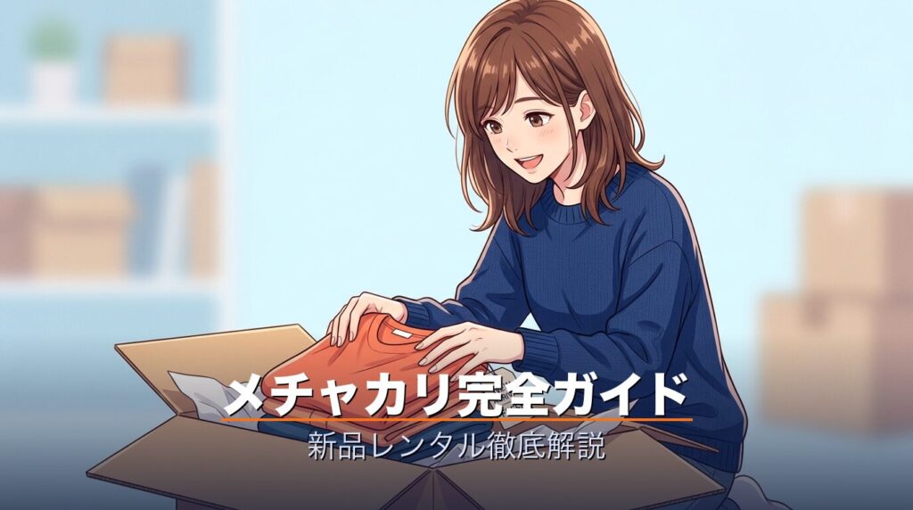 メチャカリ新品レンタル完全ガイド