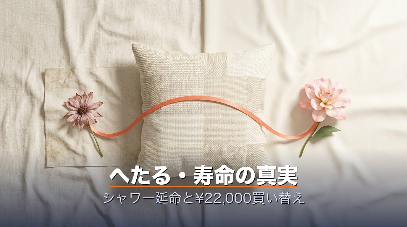 ブレインスリープピローのへたる・寿命と買い替えの真実