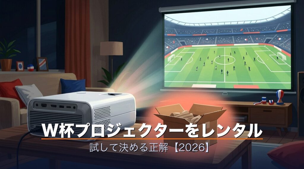 W杯プロジェクターレンタル完全ガイド・試して決める2026アイキャッチ