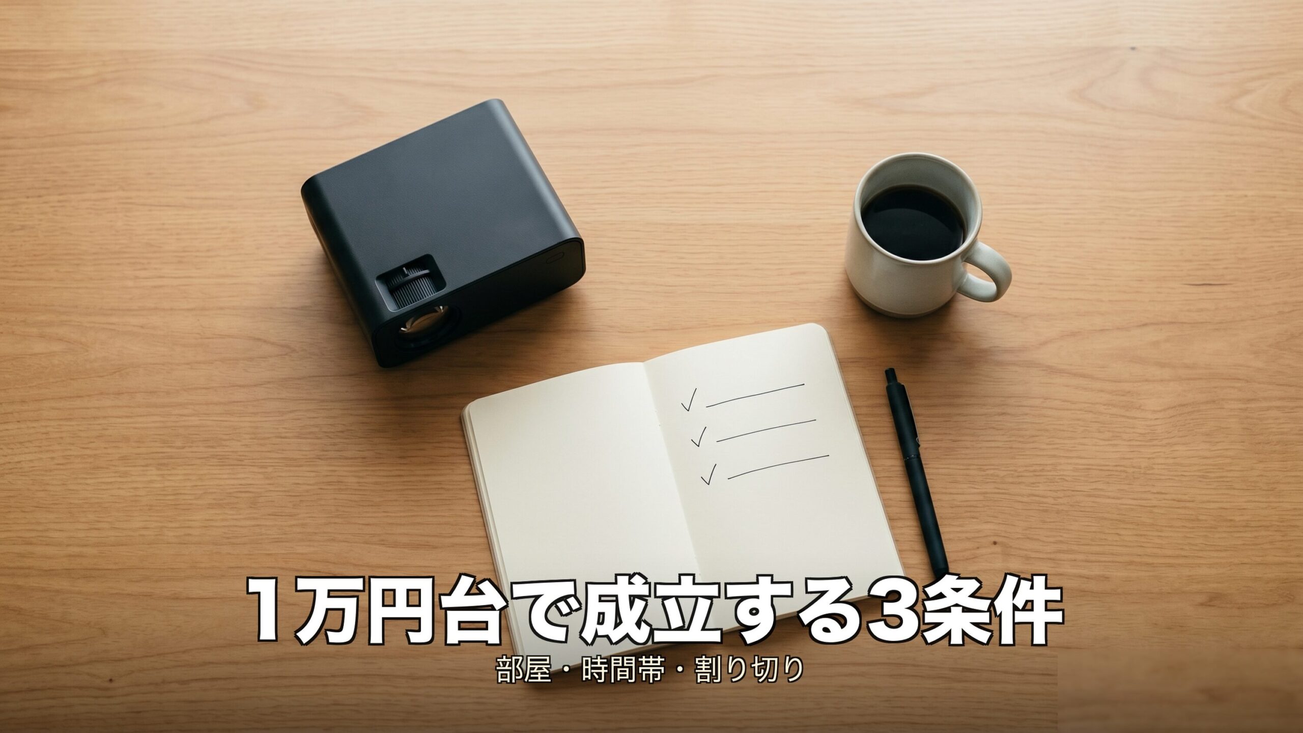 W杯を1万円台プロジェクターで観る方法のイメージ