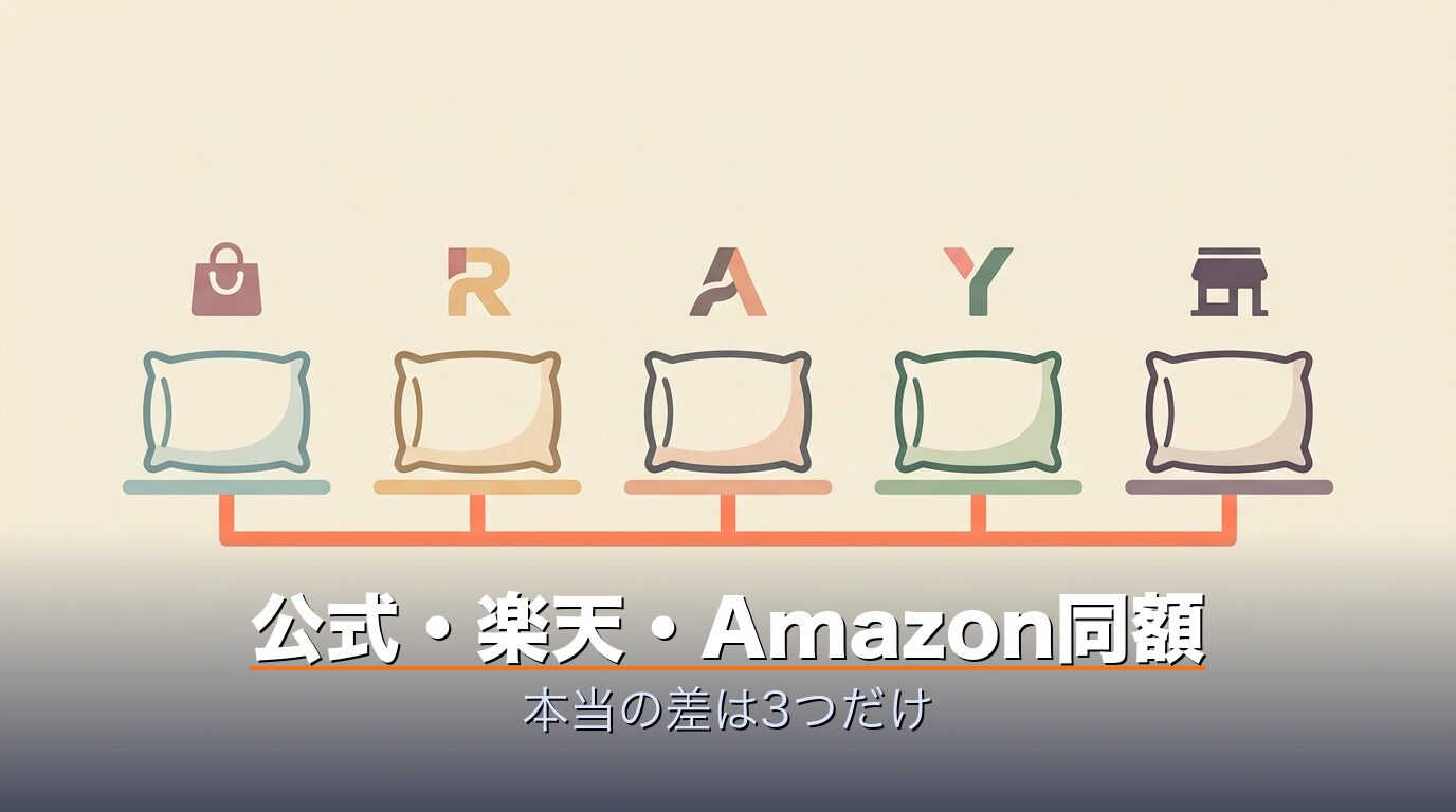 公式・楽天・Amazon・Yahoo・三越伊勢丹はすべて同額