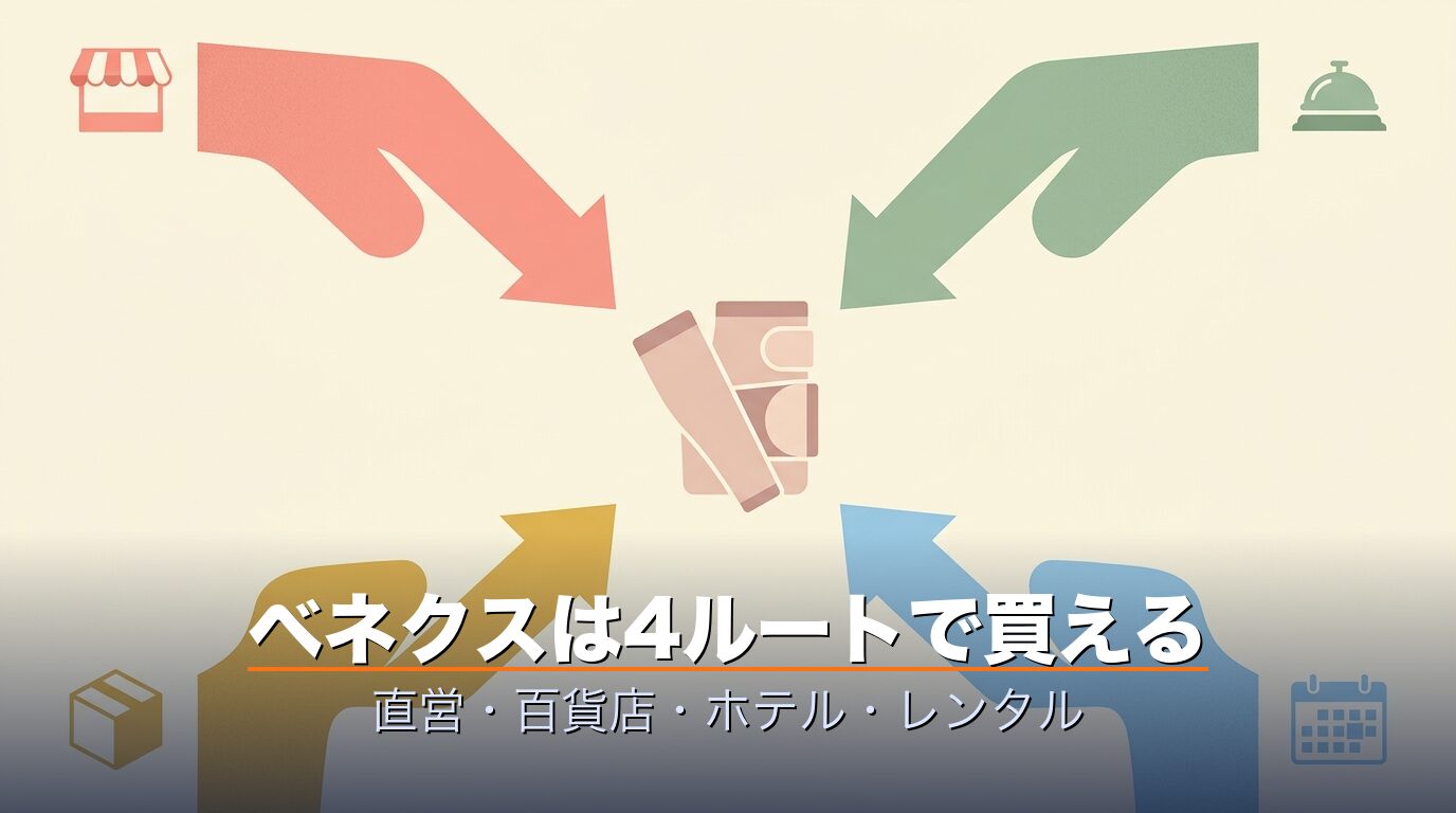 ベネクス取扱店4ルート全体像