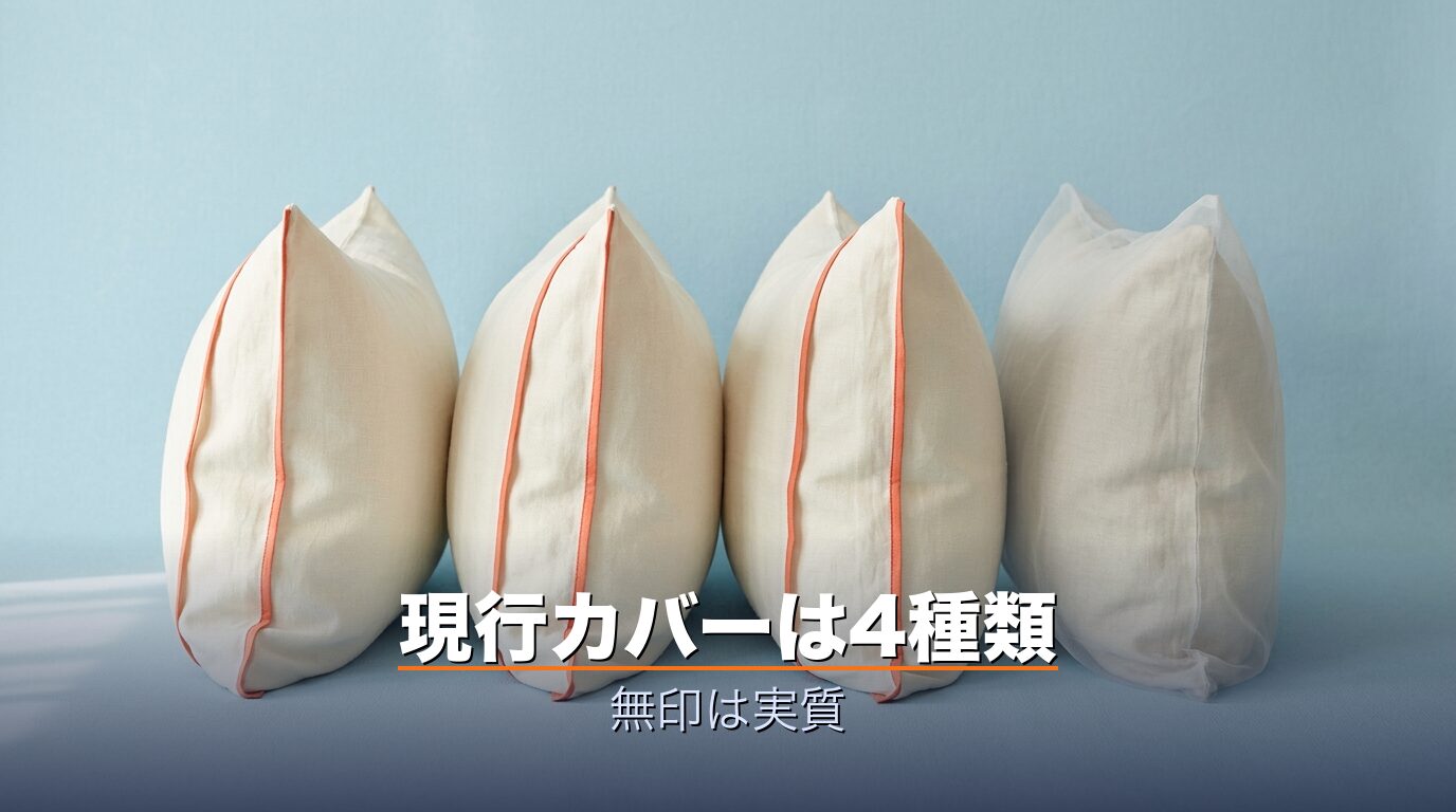 ブレインスリープピローカバー現行4種の全体像