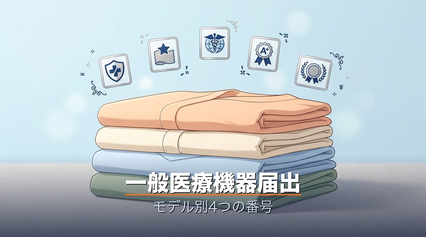 一般医療機器届出・モデル別4番号