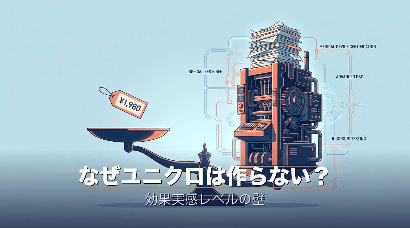 なぜユニクロは作らない？理由のイメージ