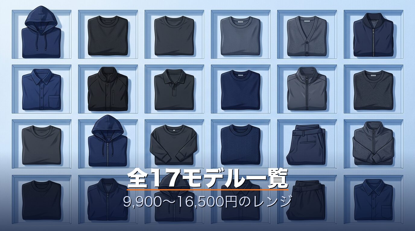 全17モデル選び方マトリクス