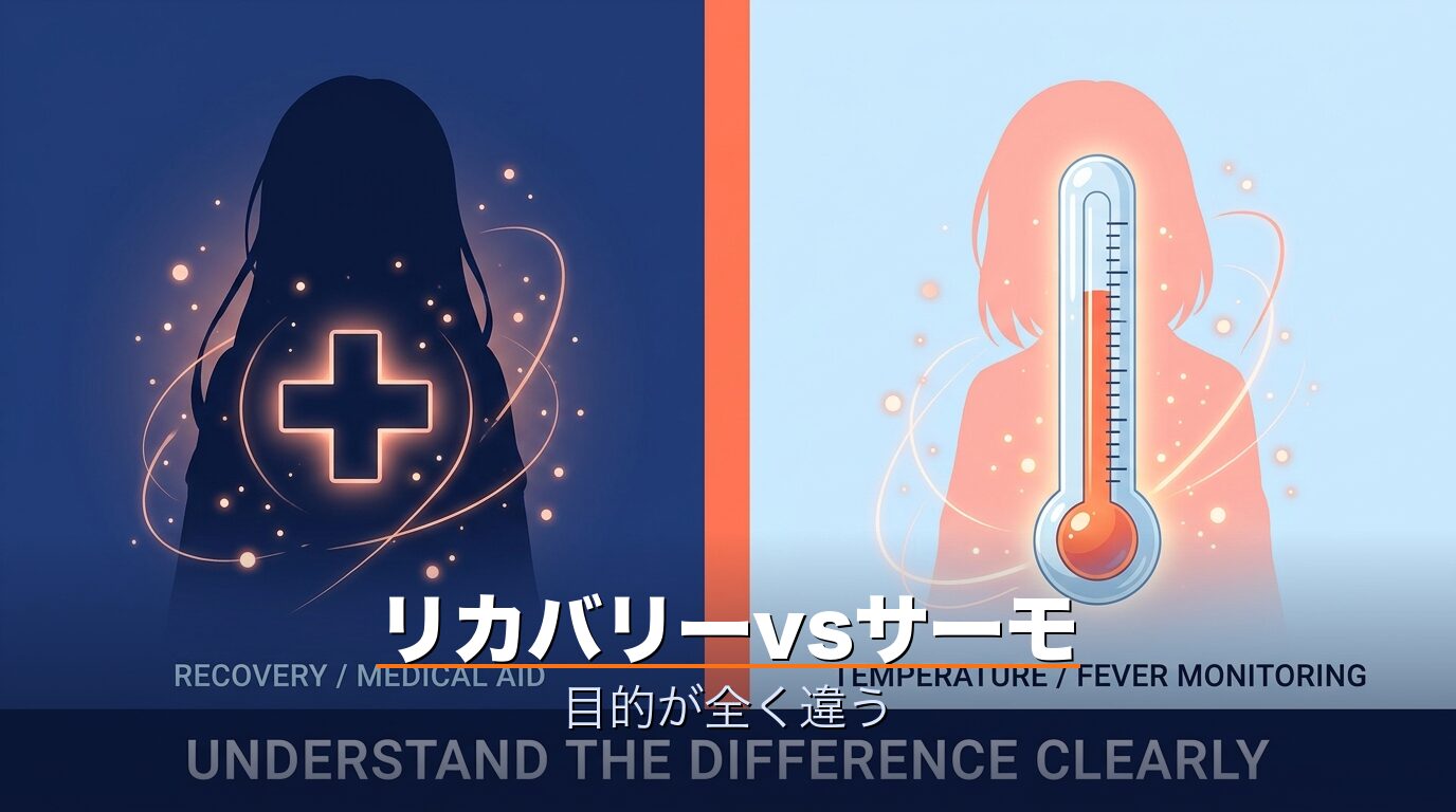 リカバリーvsサーモ・目的の違い
