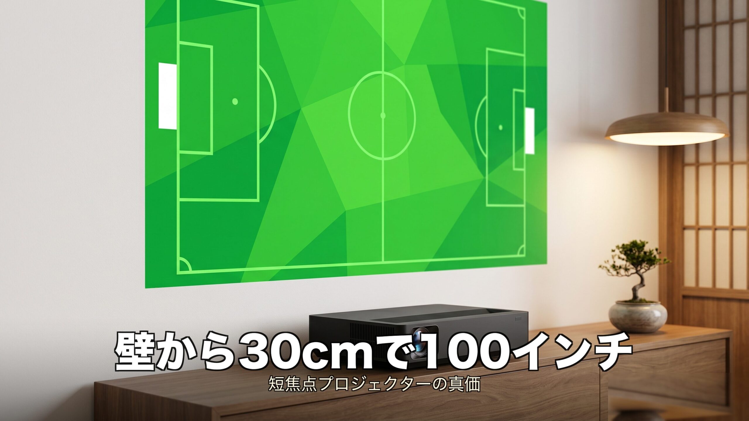 短焦点プロジェクターの説明