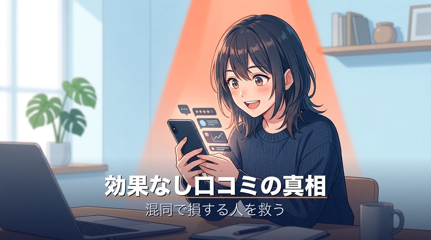 リカバリーとサーモを混同して困惑する人物と、真相を示す光のイメージ