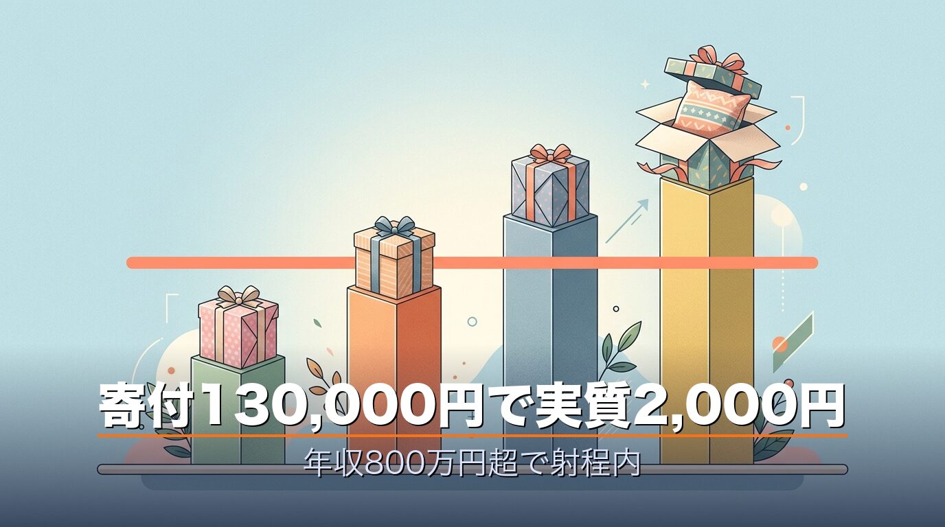 ふるさと納税の年収しきい値早見表