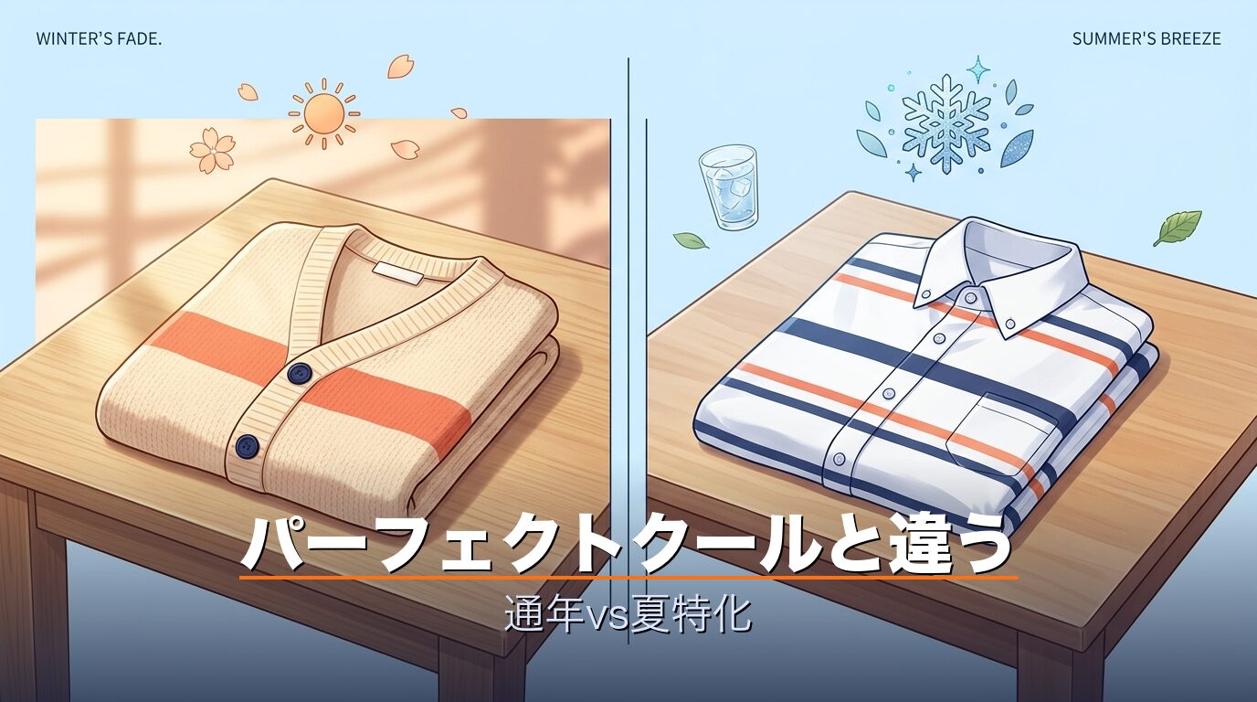 パーフェクトクールとの違い・通年vs夏特化