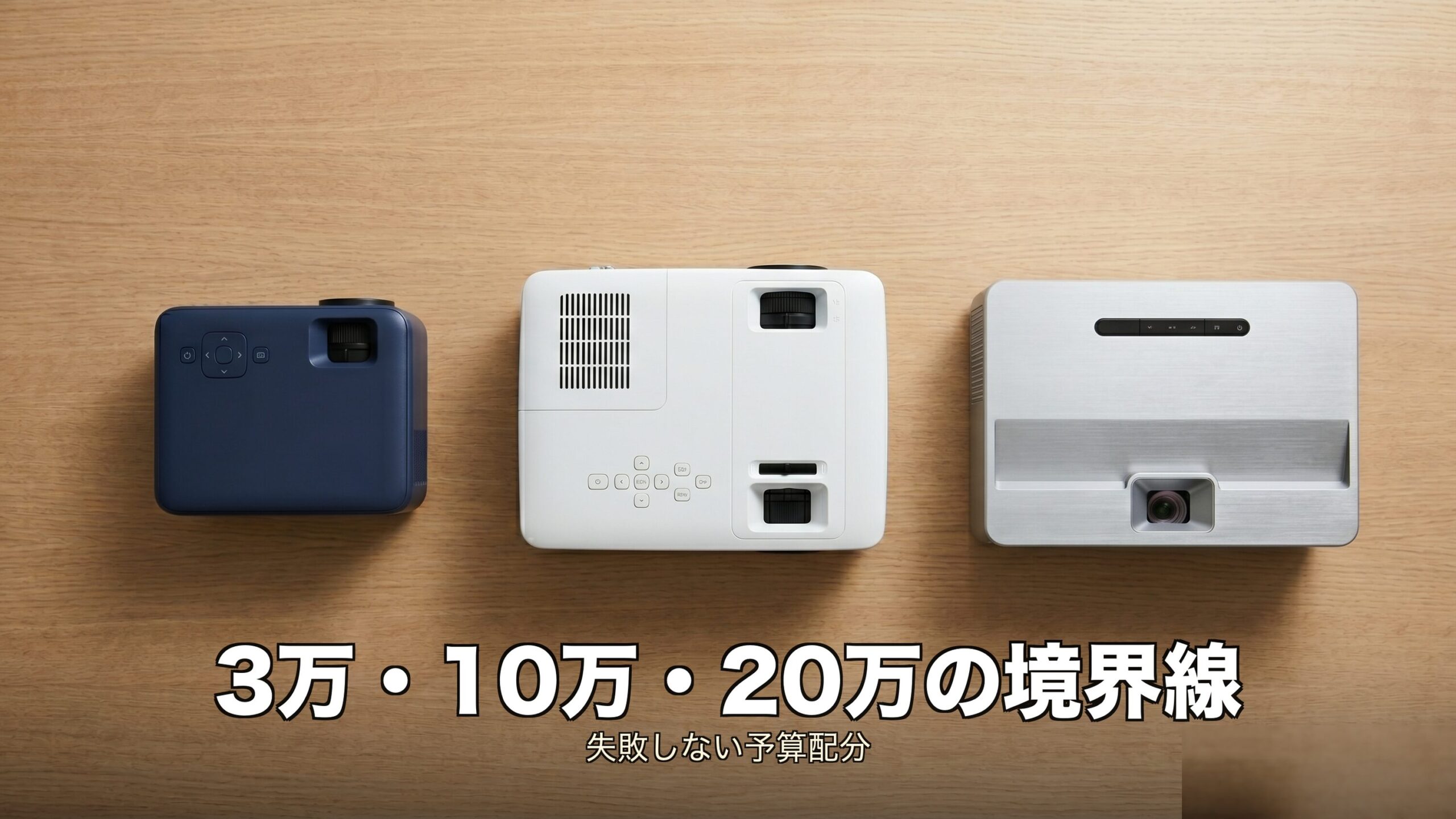 自宅大画面プロジェクター価格帯別おすすめ