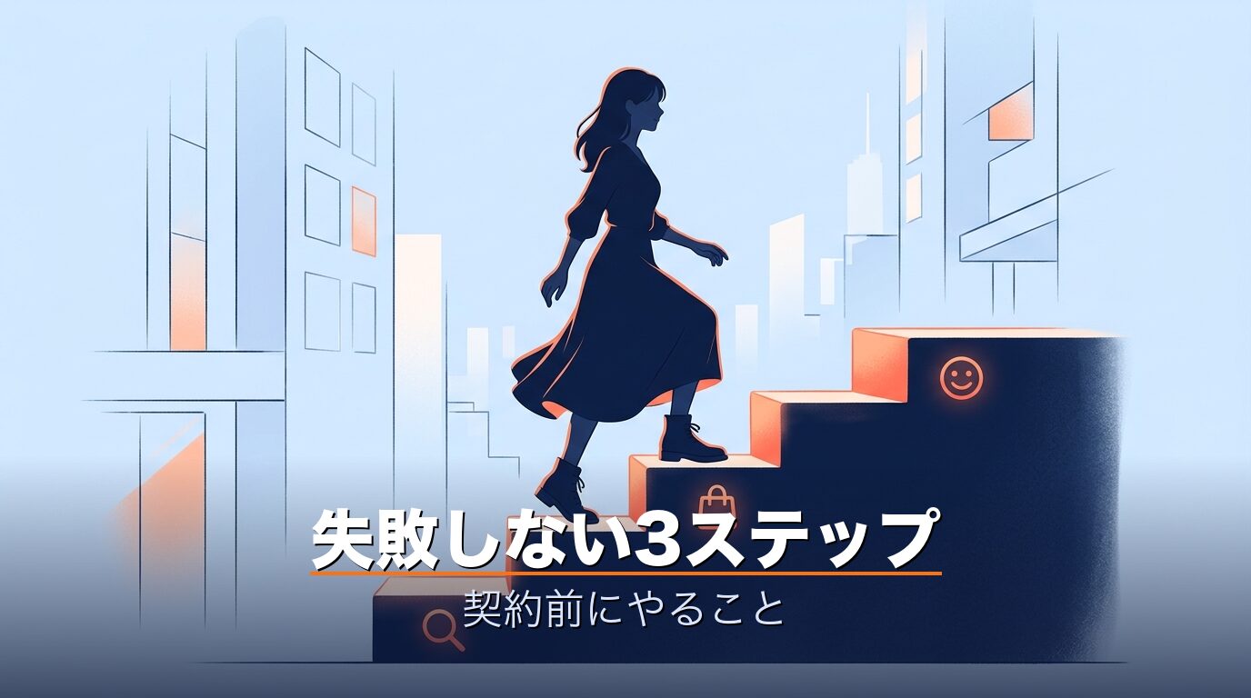 失敗しない3ステップ