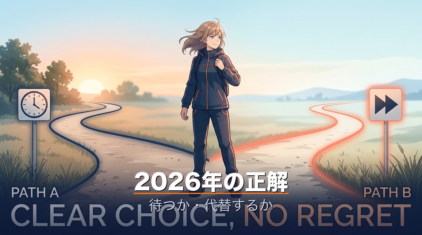 2026年の正解・待つか代替するか