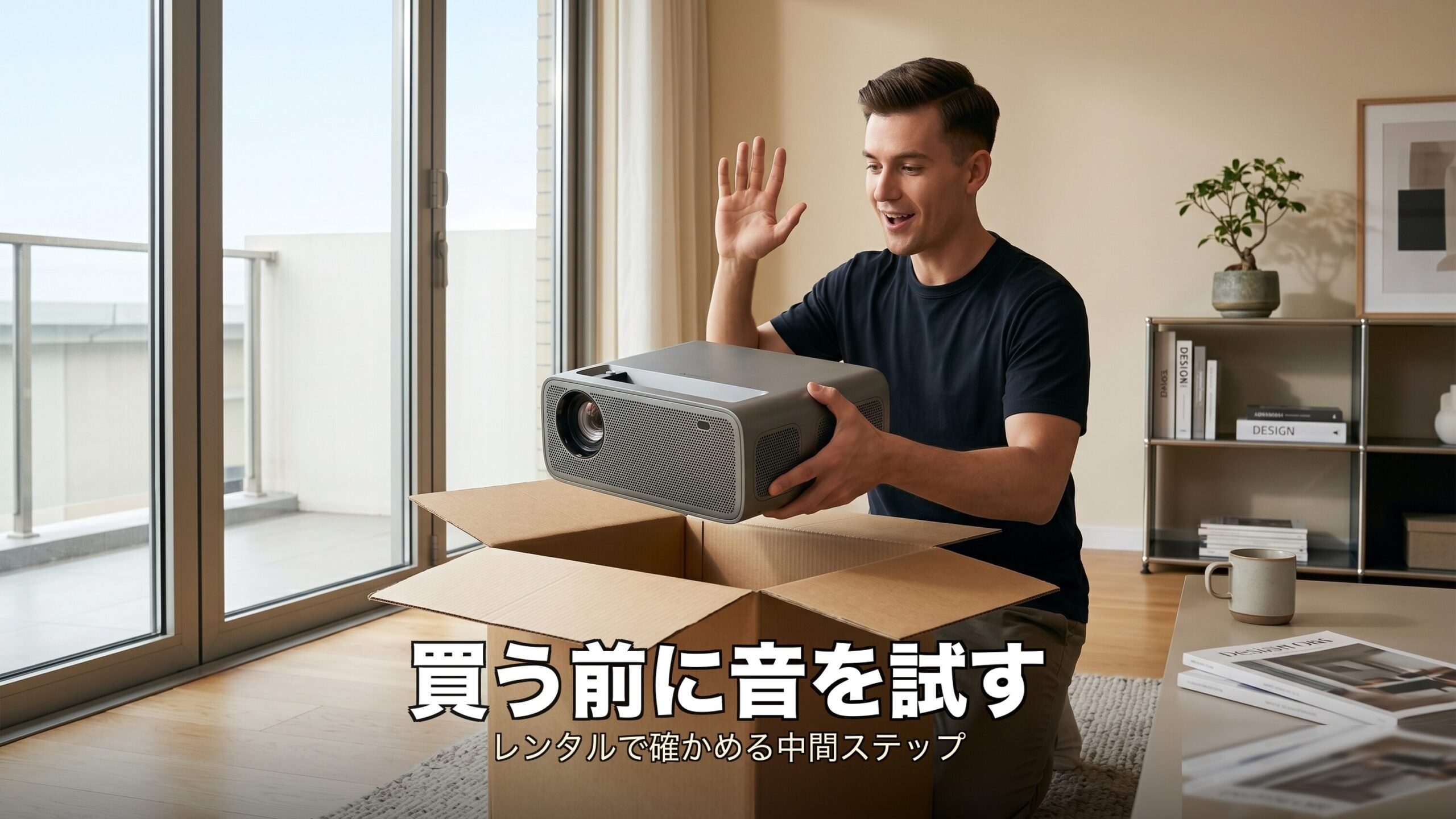 買う前にレンタルでスピーカー一体型プロジェクターの音を試す方法