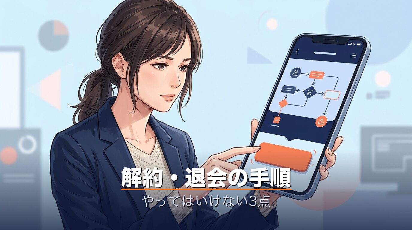 解約・退会の方法と注意点