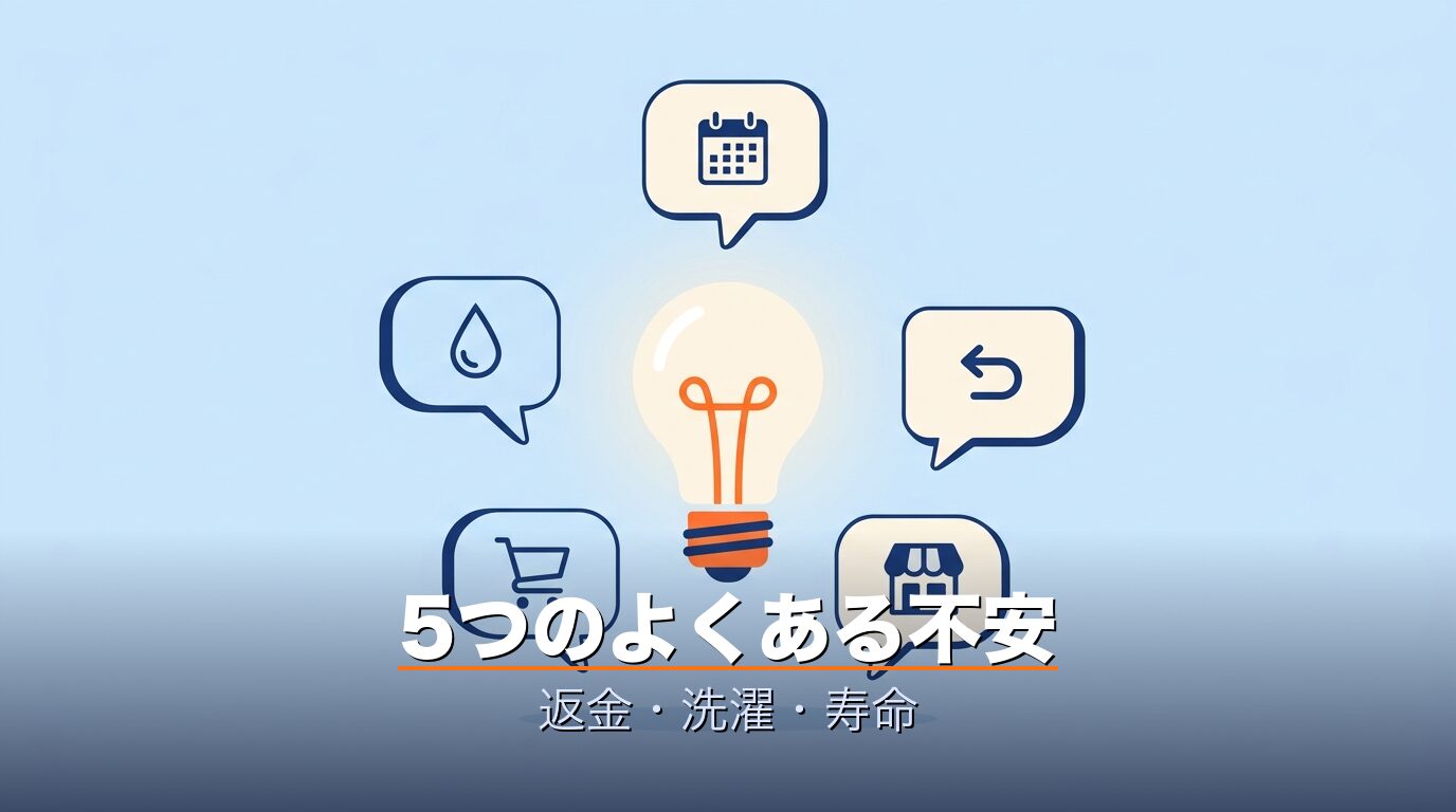 契約前のよくある質問・5つの不安