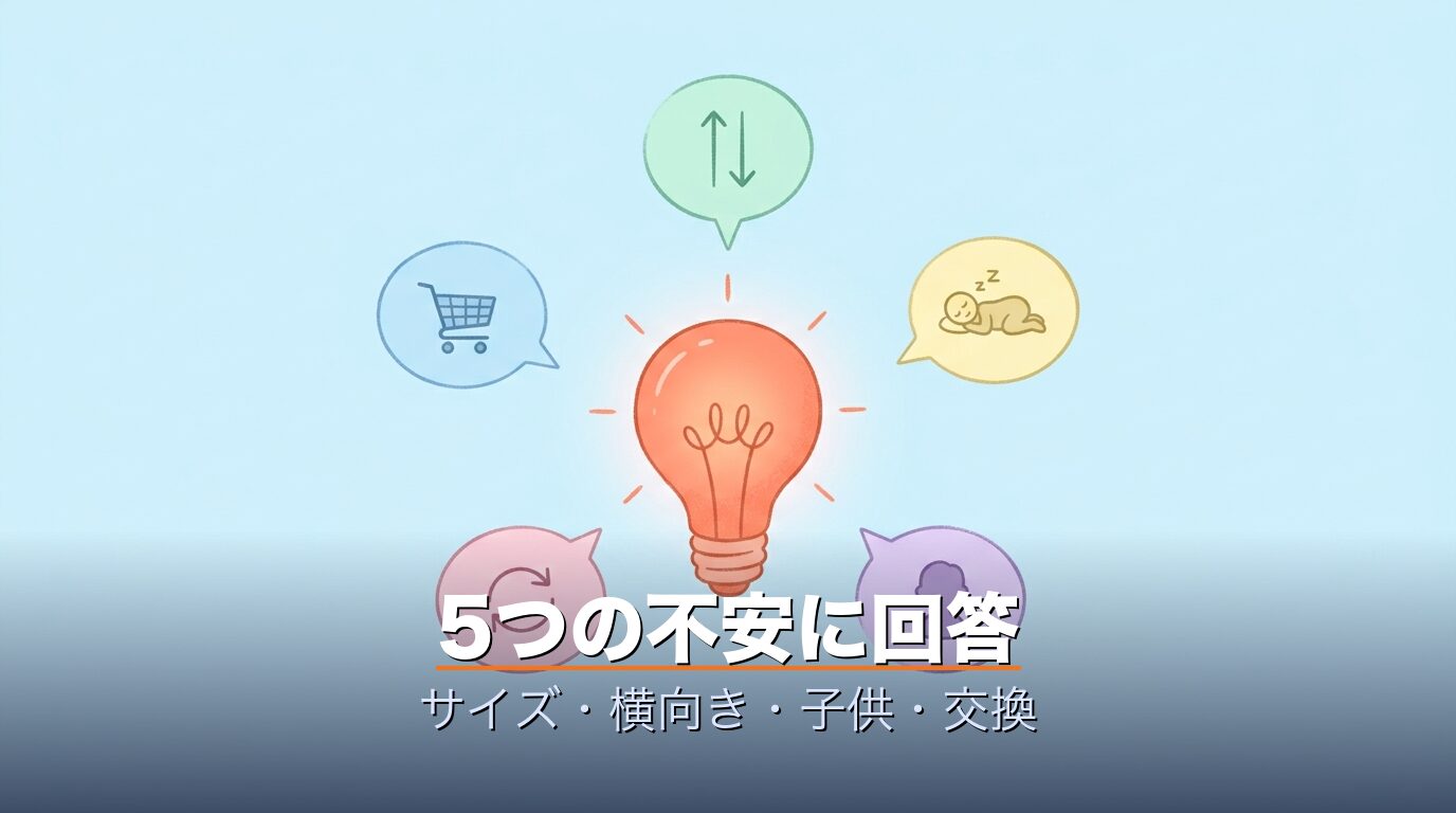 ブレインスリープピロー サイズ選びの5つの不安