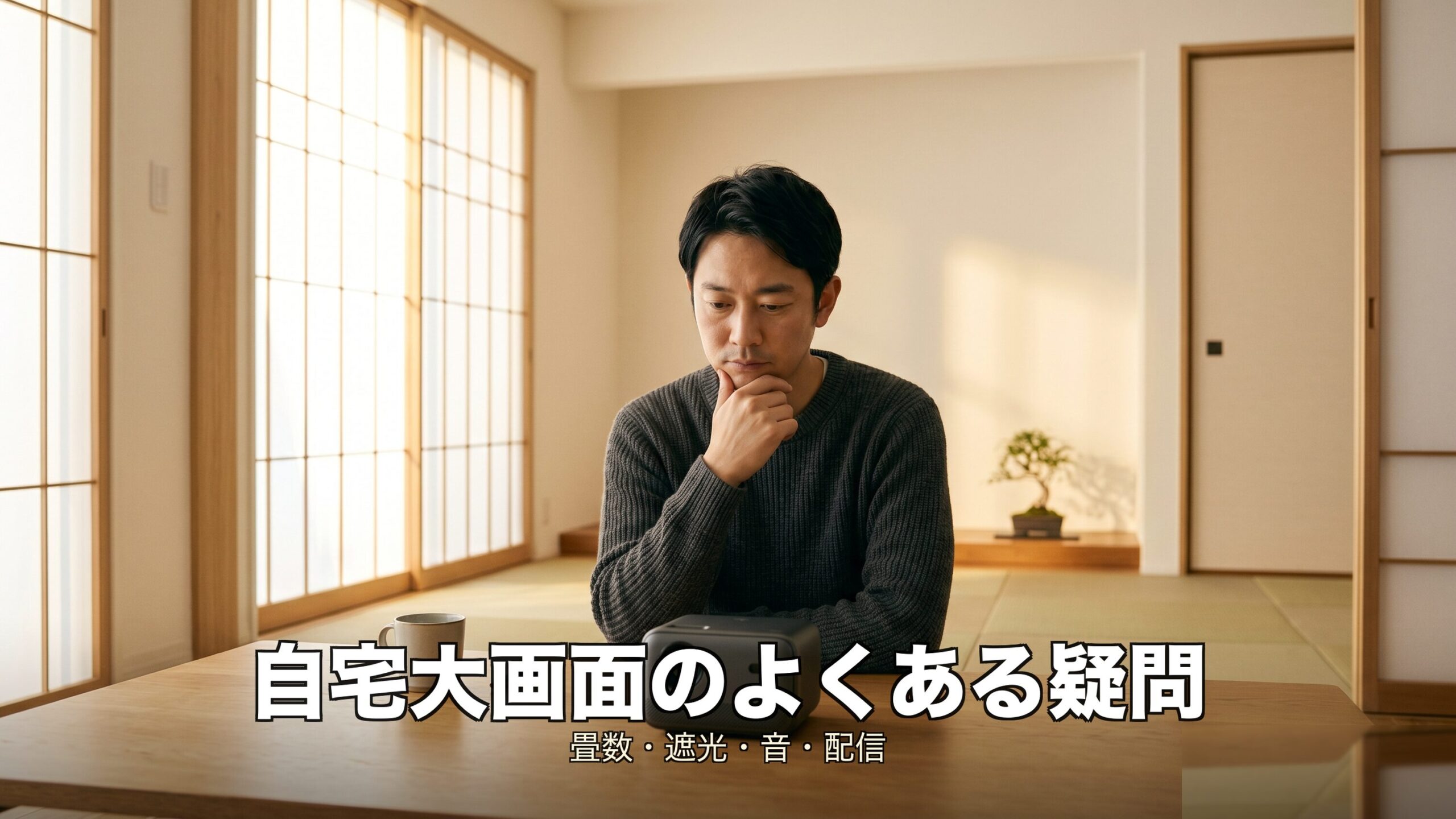自宅大画面プロジェクター FAQ