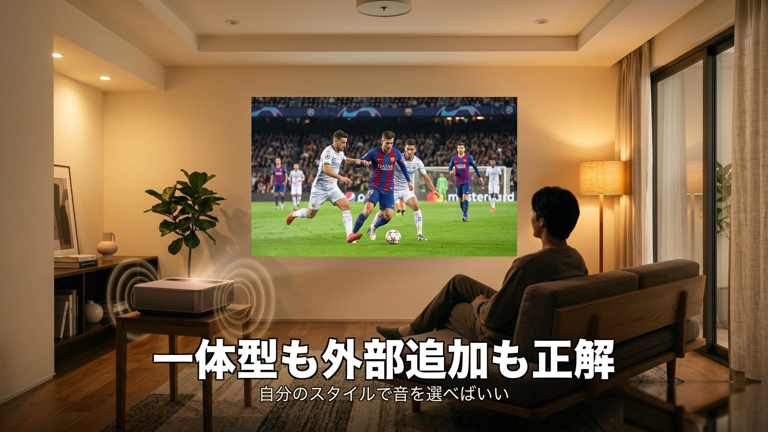 スピーカー一体型プロジェクターでW杯を楽しむまとめ