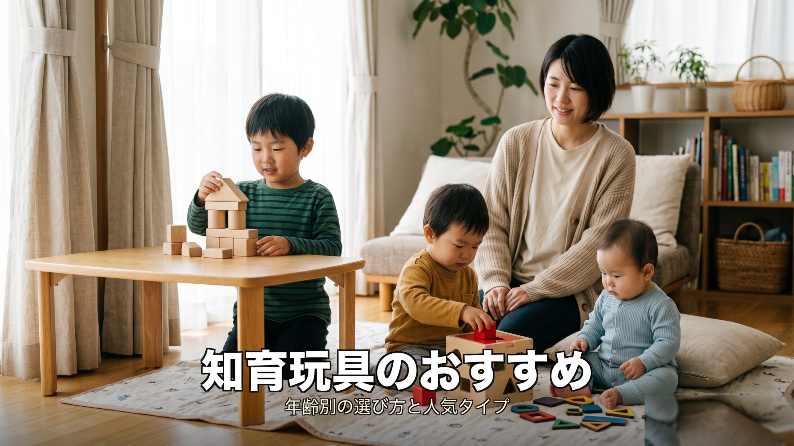 知育玩具のおすすめ｜年齢別の選び方と人気タイプ