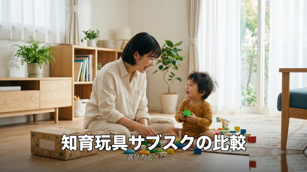 知育玩具サブスクのおすすめ比較と選び方