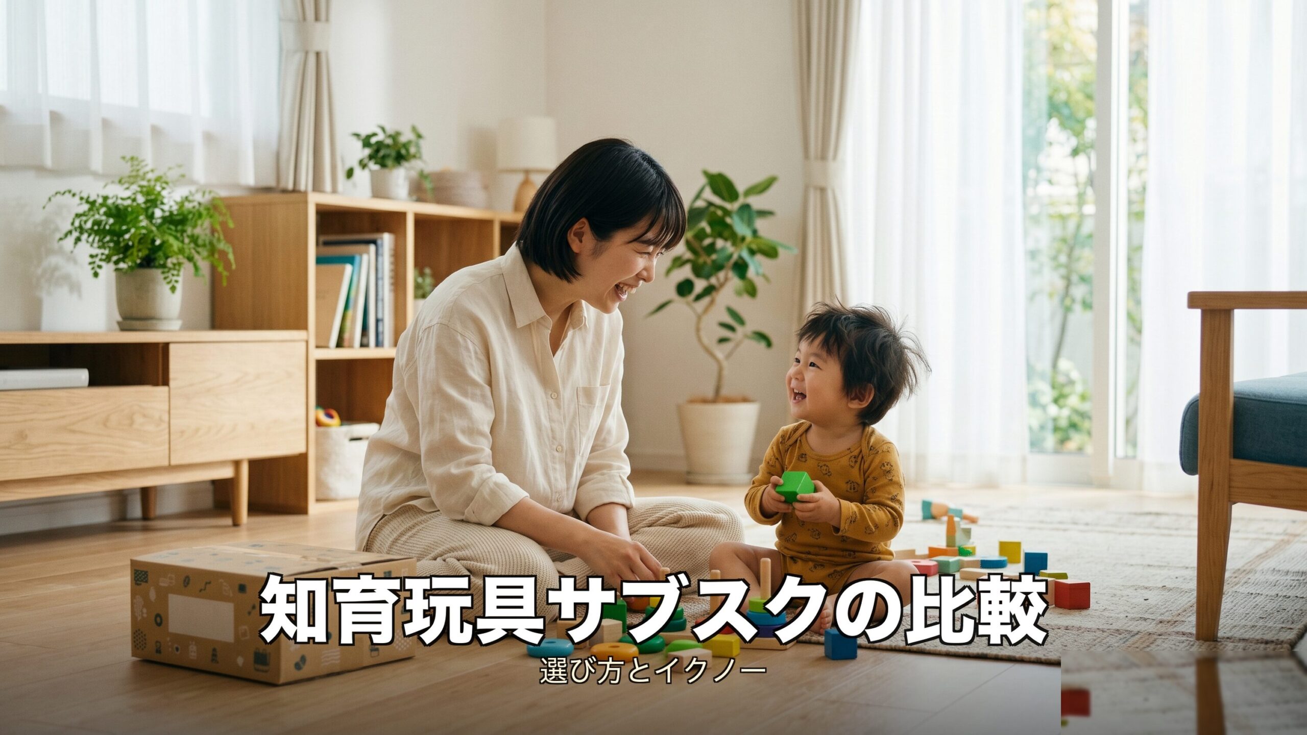 知育玩具サブスクのおすすめ比較と選び方