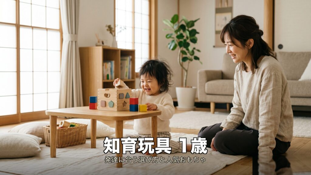 知育玩具 1歳の選び方と人気おもちゃ