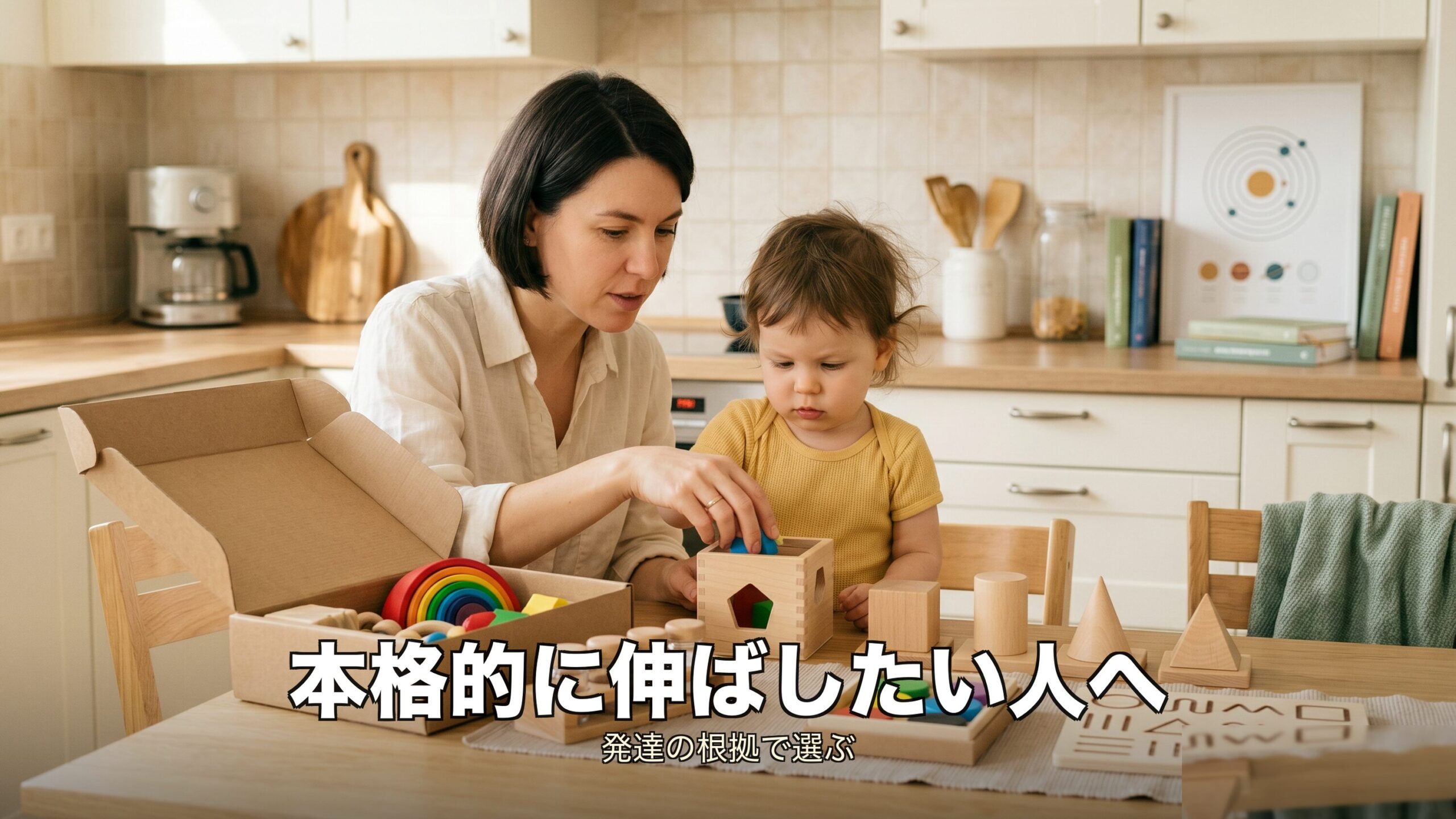発達の根拠で選ぶ本格派のおもちゃサブスク、イクノーの特徴を紹介するイメージ