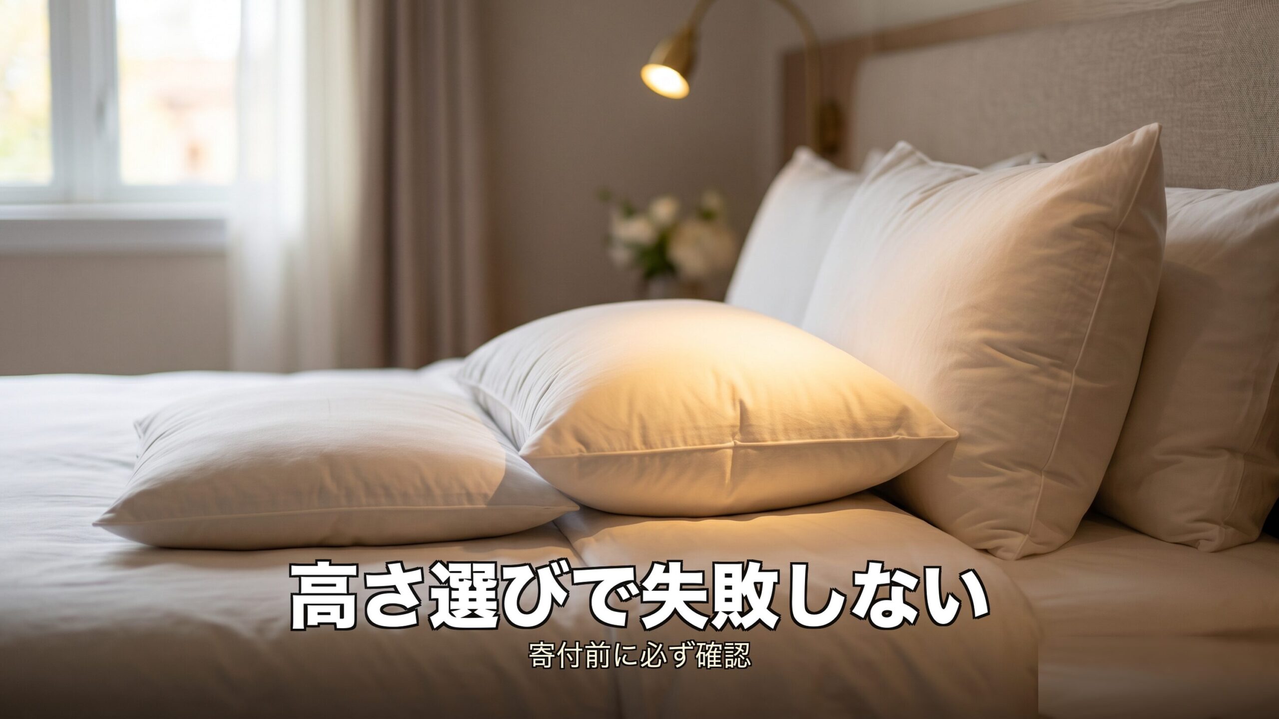 LOW・STANDARD・HIGHの3つの高さから自分に合うものを選ぶイメージ
