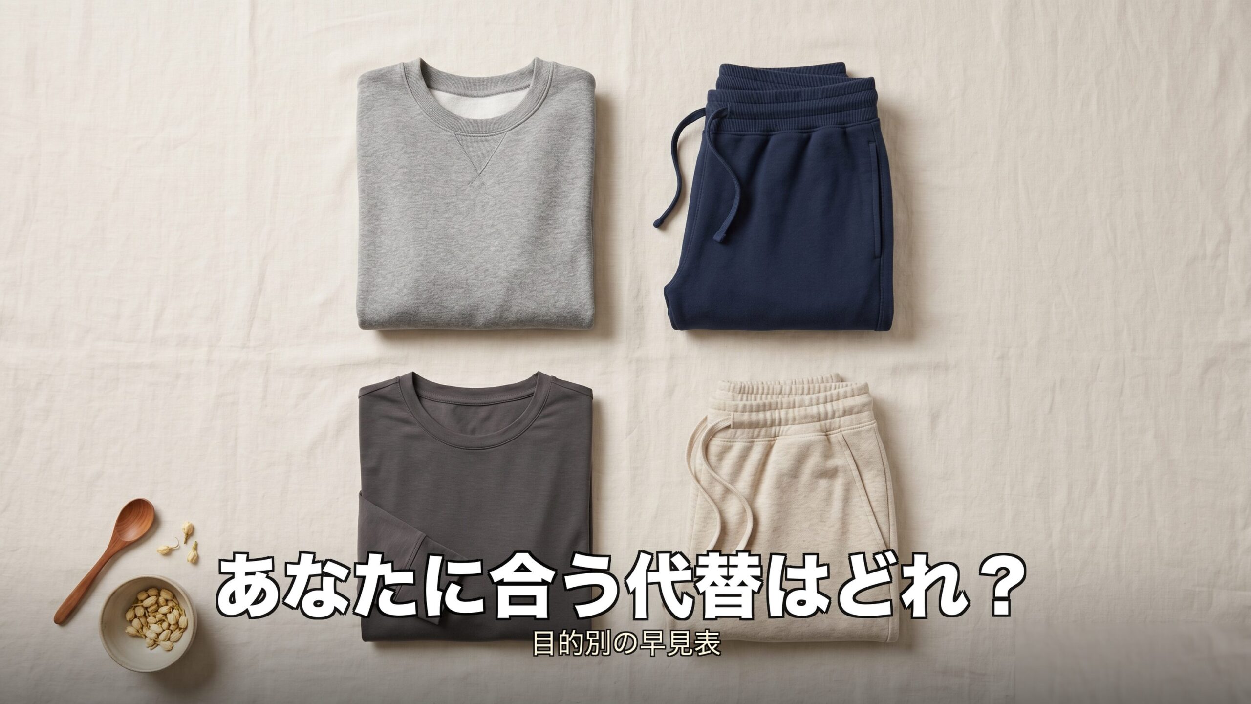 ベネクス代替4ブランドを目的別に比較した早見表のイメージ