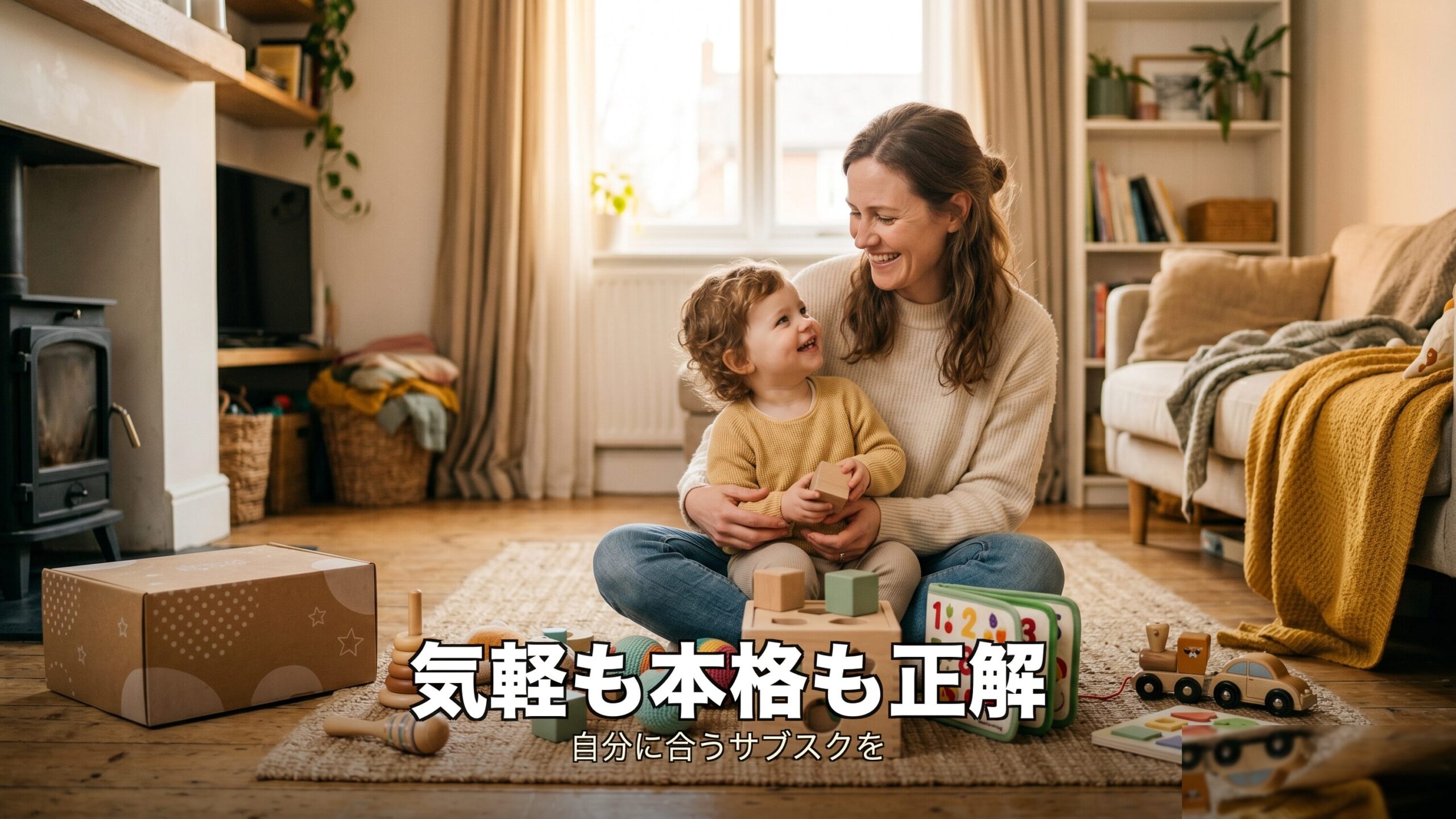 おもちゃサブスク選びは気軽に試すのも本格的に選ぶのもどちらも正解というまとめのイメージ