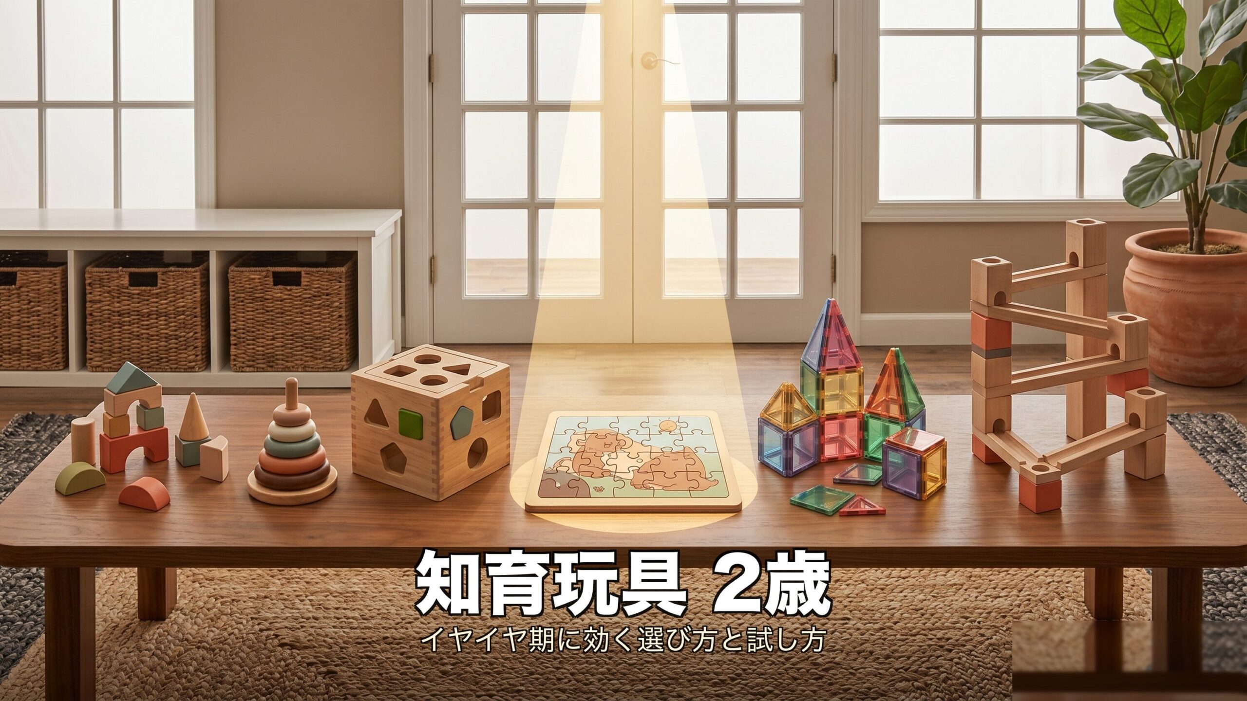 2歳のイヤイヤ期に効く知育玩具の選び方