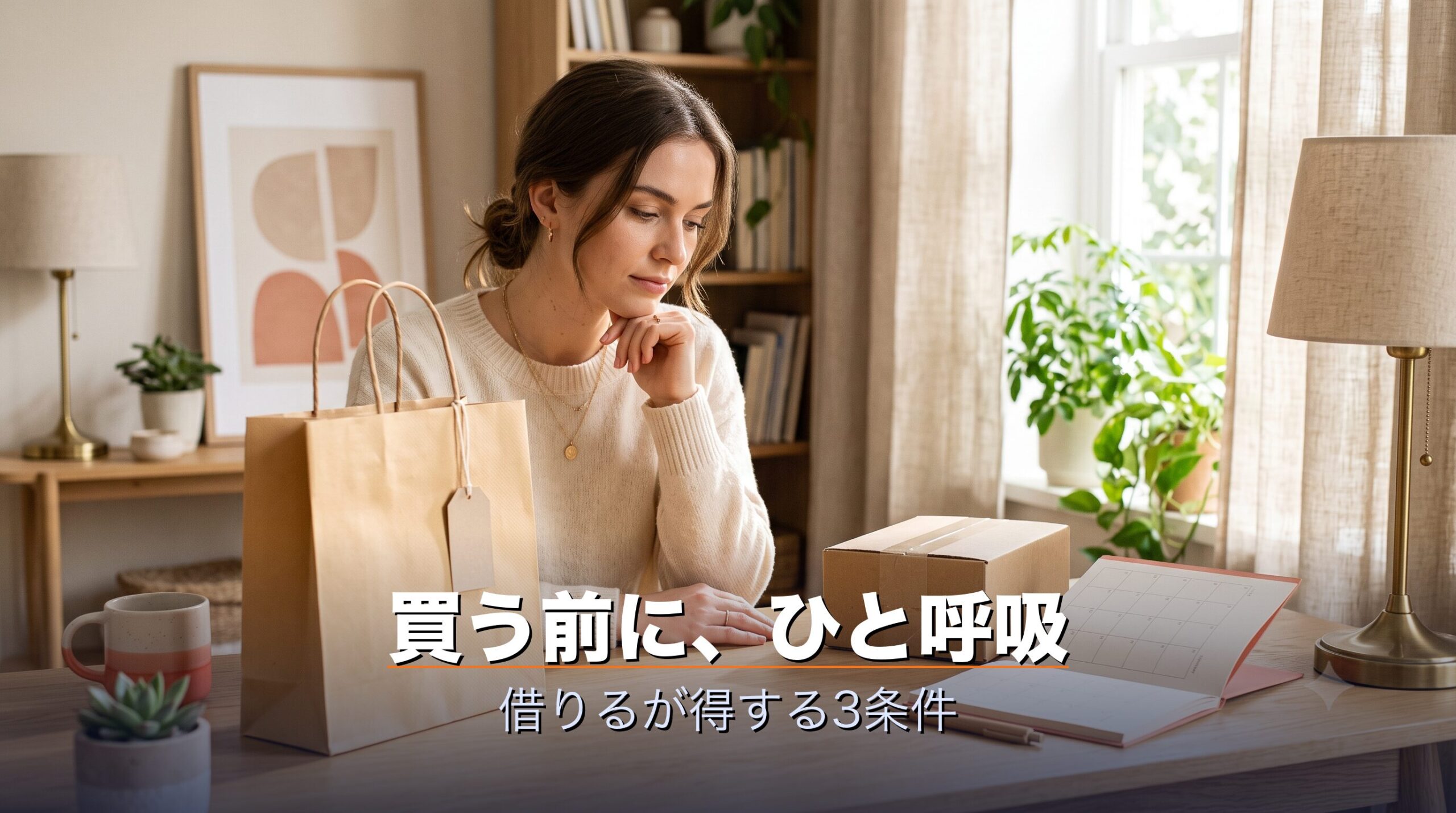 買うか借りるか損しない考え方