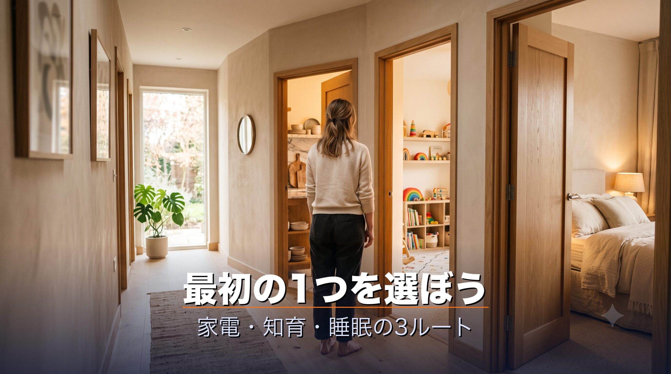 迷ったときの最初の1つの選び方