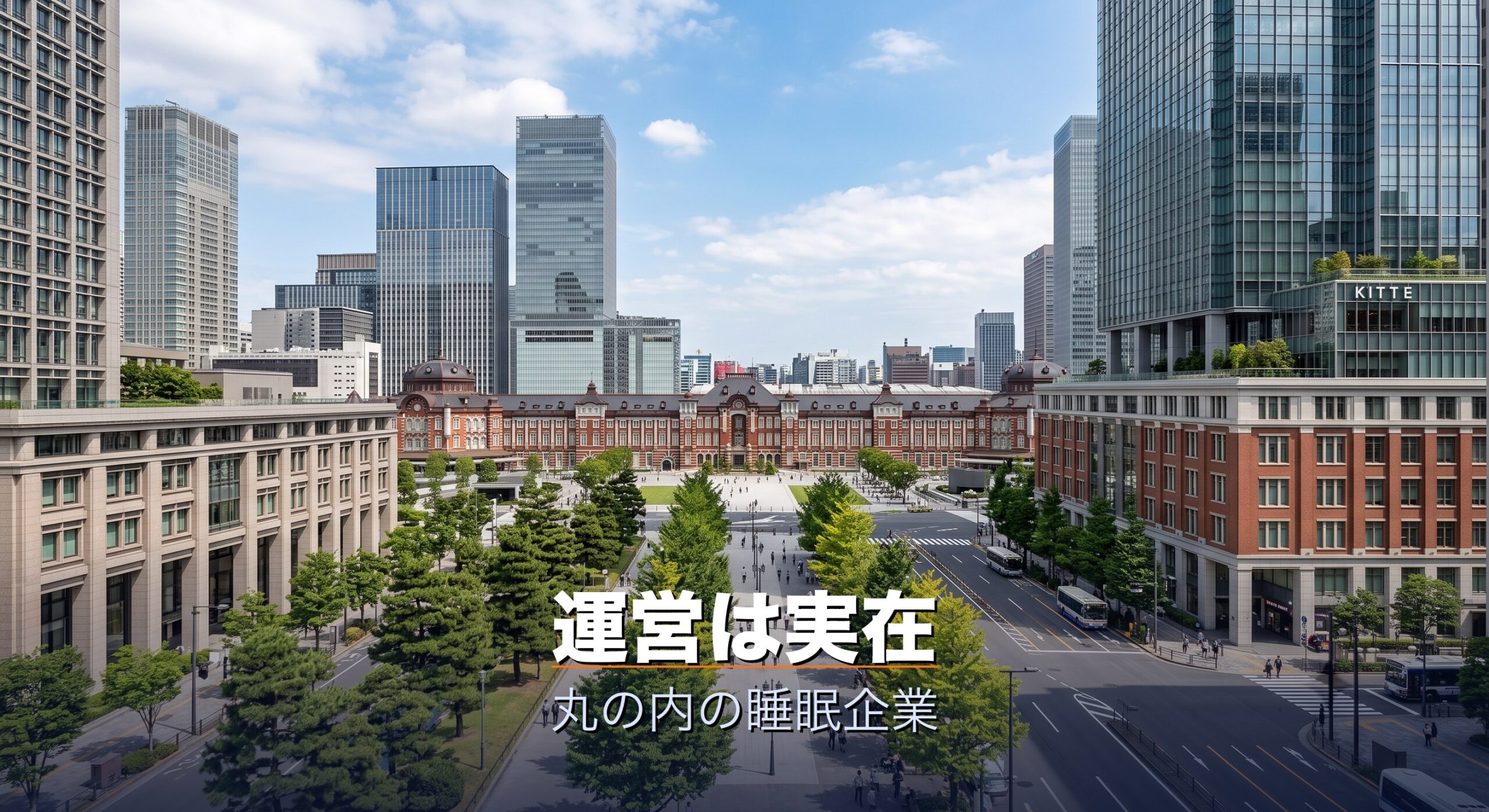 ブレインスリープの運営会社が丸の内に本社を置く実在する睡眠企業であることを示すイメージ