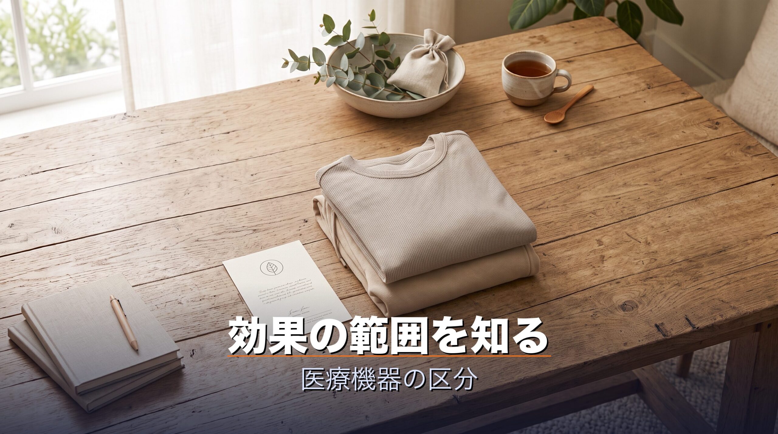 リカバリーウェアは医療機器の届出や認証の範囲で血行促進などをうたえる仕組みを正しく理解するイメージ