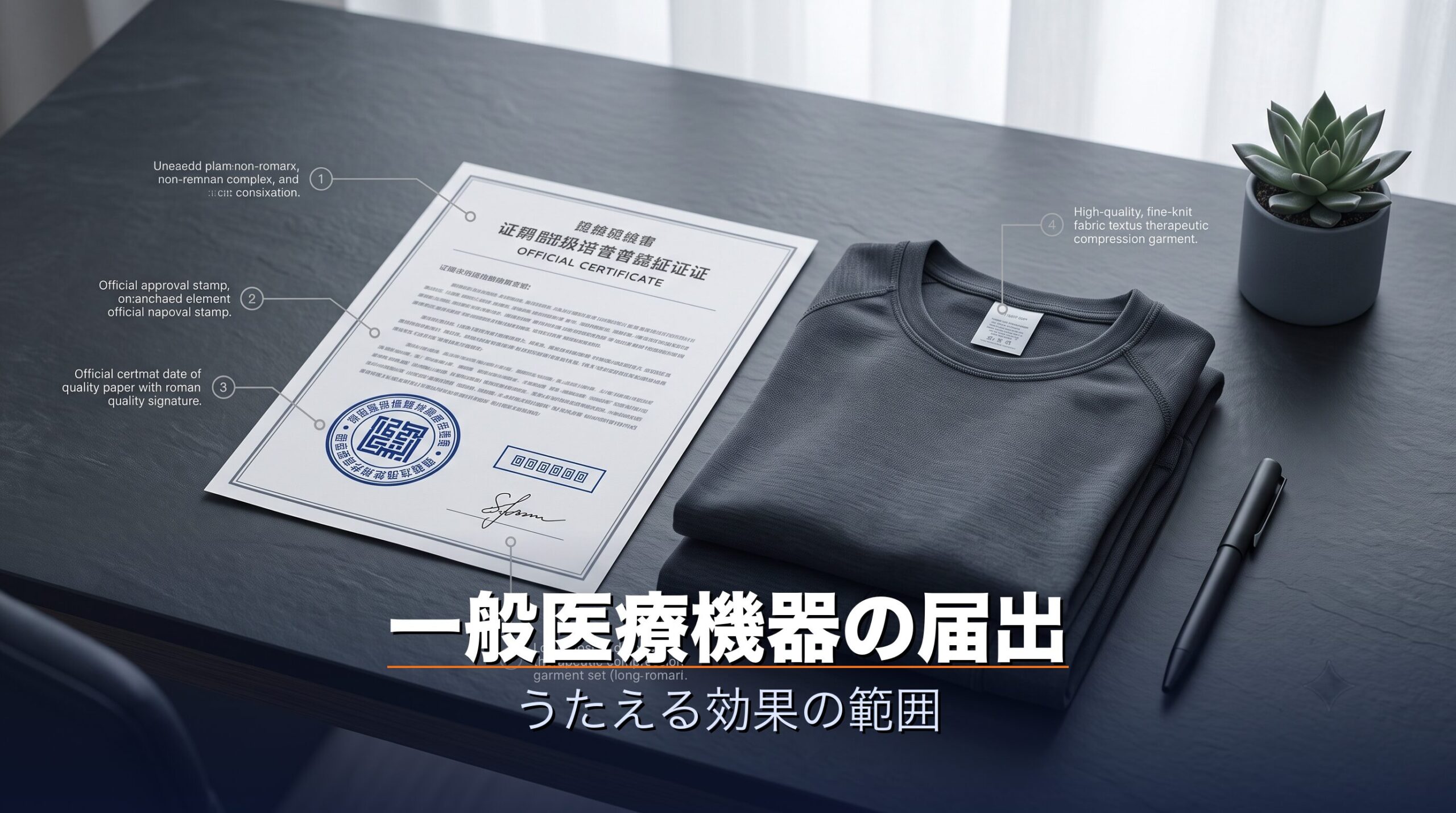 シックスパッドのリカバリーウェアは一般医療機器の届出があり血行促進や疲労回復をうたえる範囲を示すイメージ