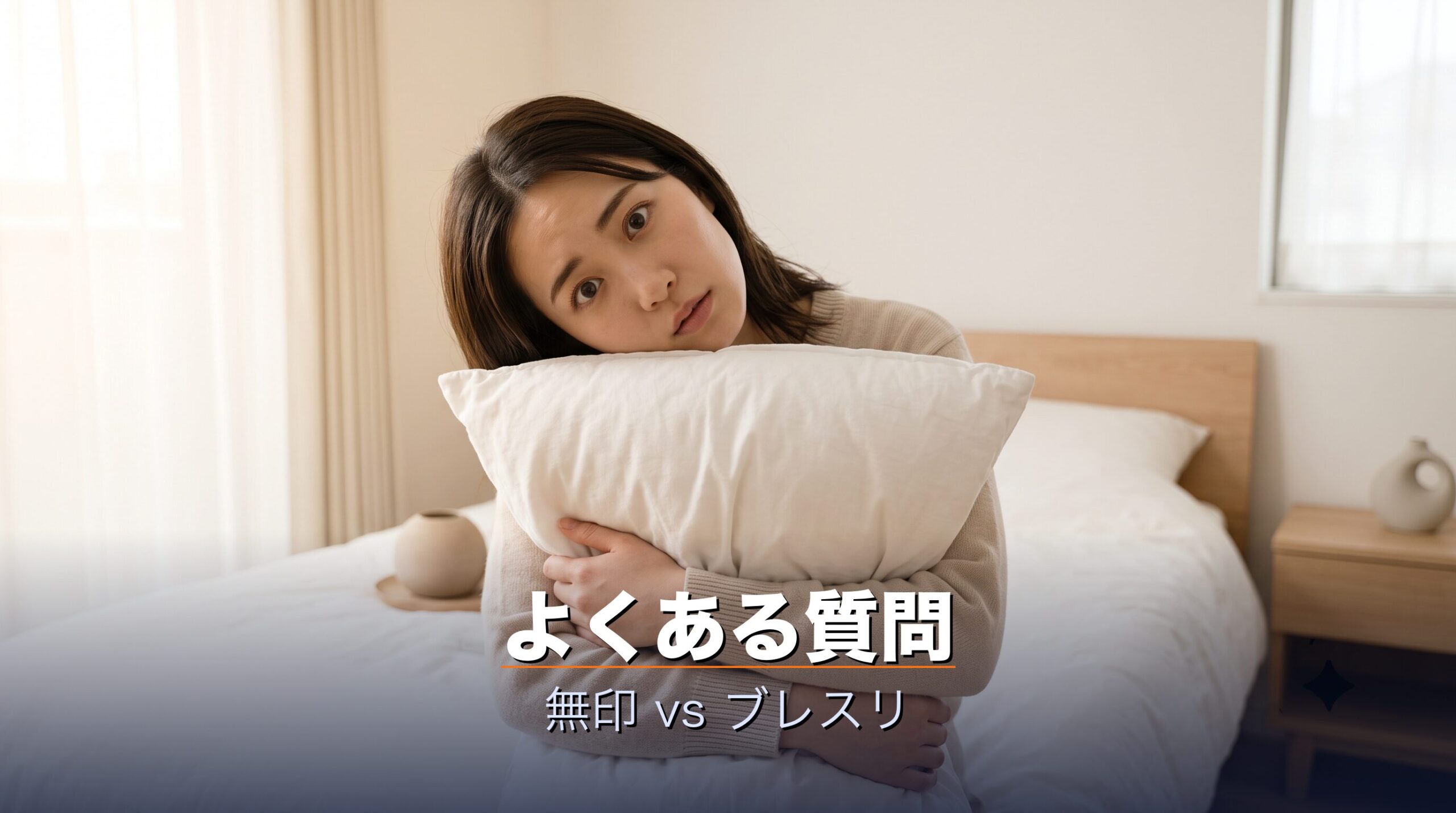 ブレインスリープピローと無印のまくらに関するよくある質問のイメージ