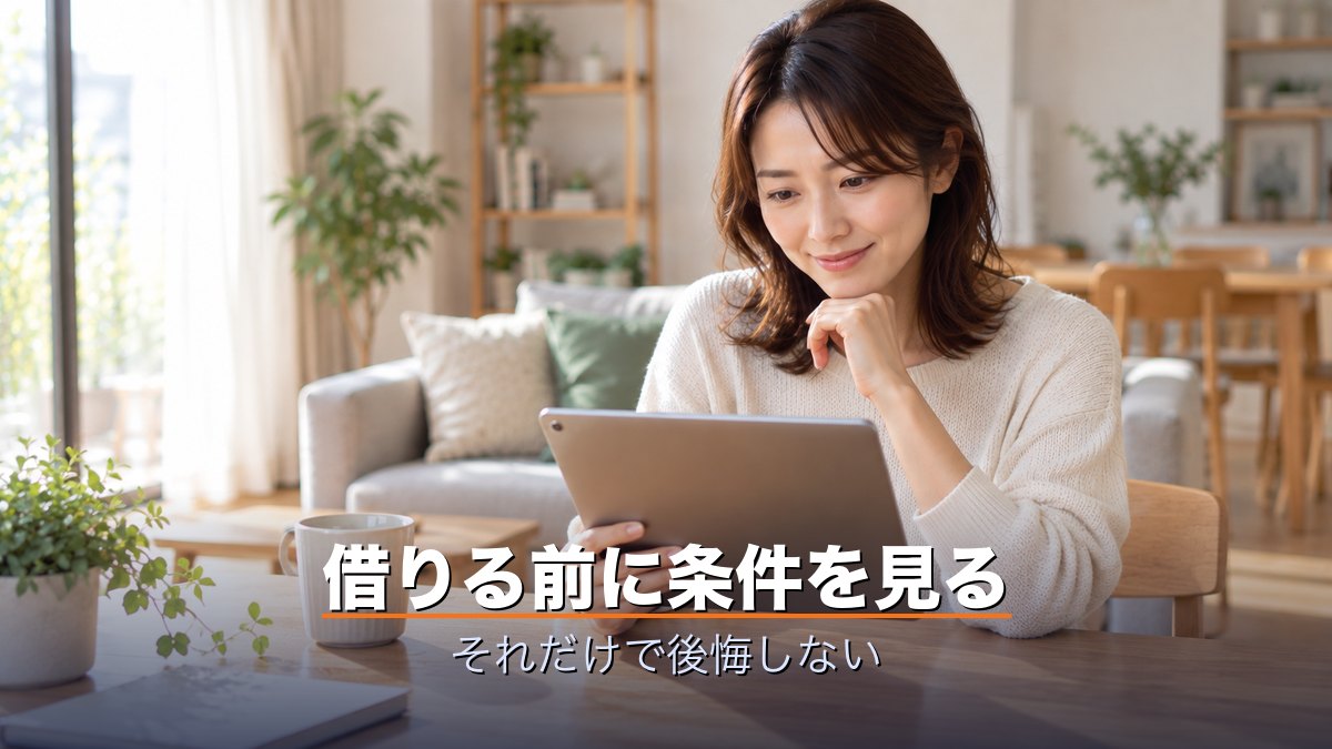 借りる前に条件を見る