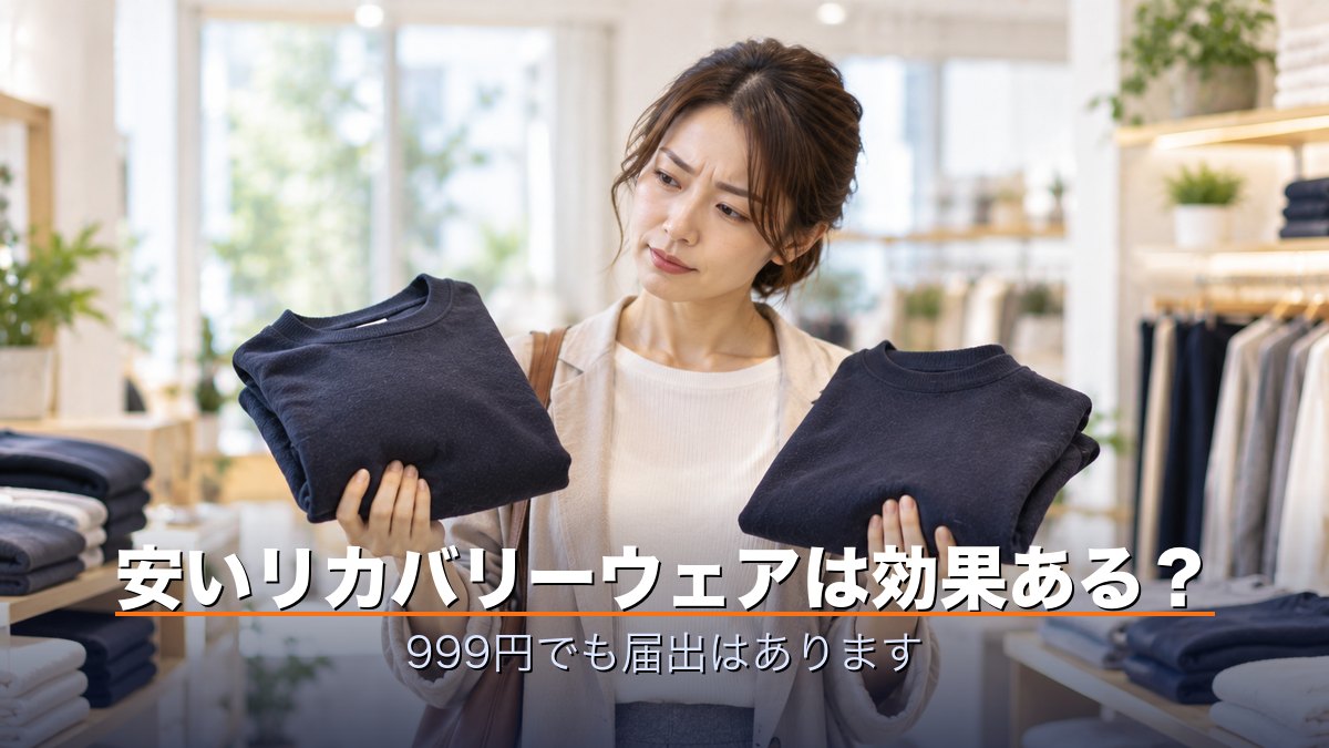 安いリカバリーウェアは効果ある?