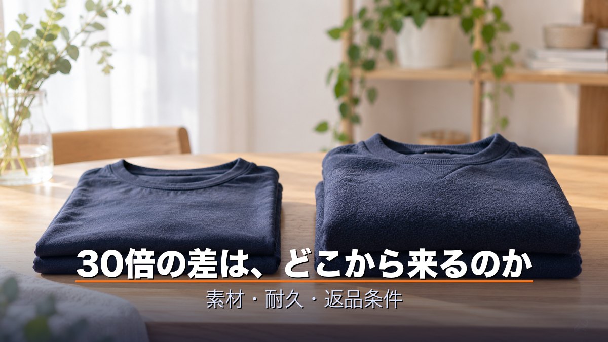 30倍の差は、どこから来るのか